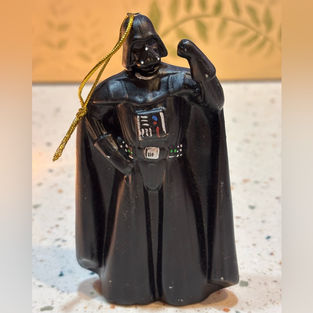 Star Wars 2006 Black Darth Vader Ceramic Christmas Ornament